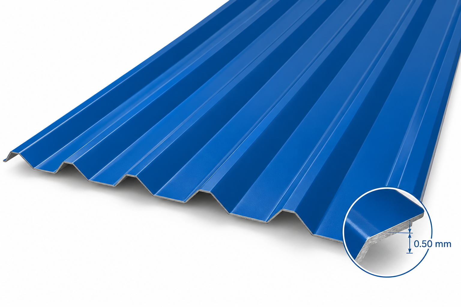 Colour Coated Corrugated Sheet 0.50mm